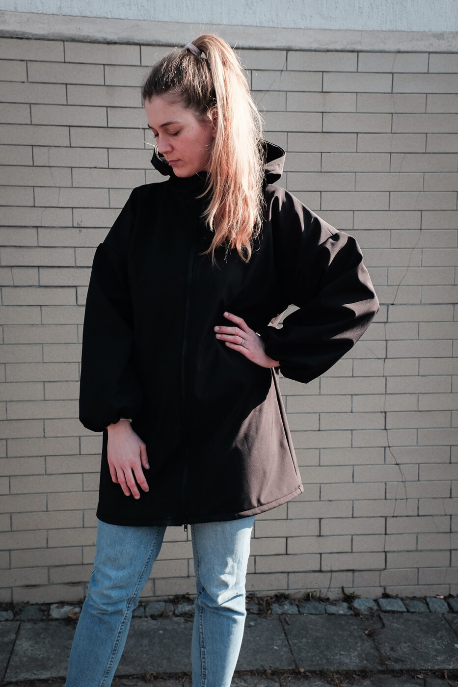 Softshellová bunda černá